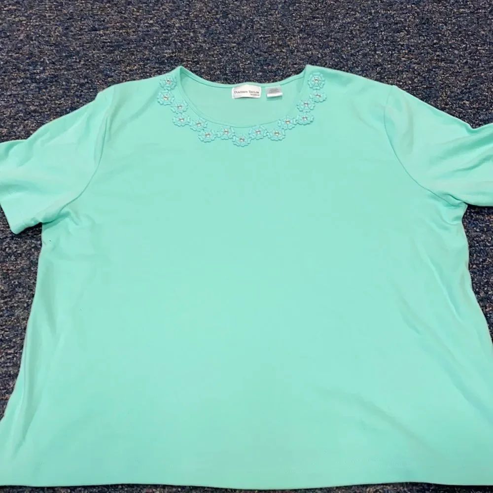 Madison Taylor mint green tee sz. 2X